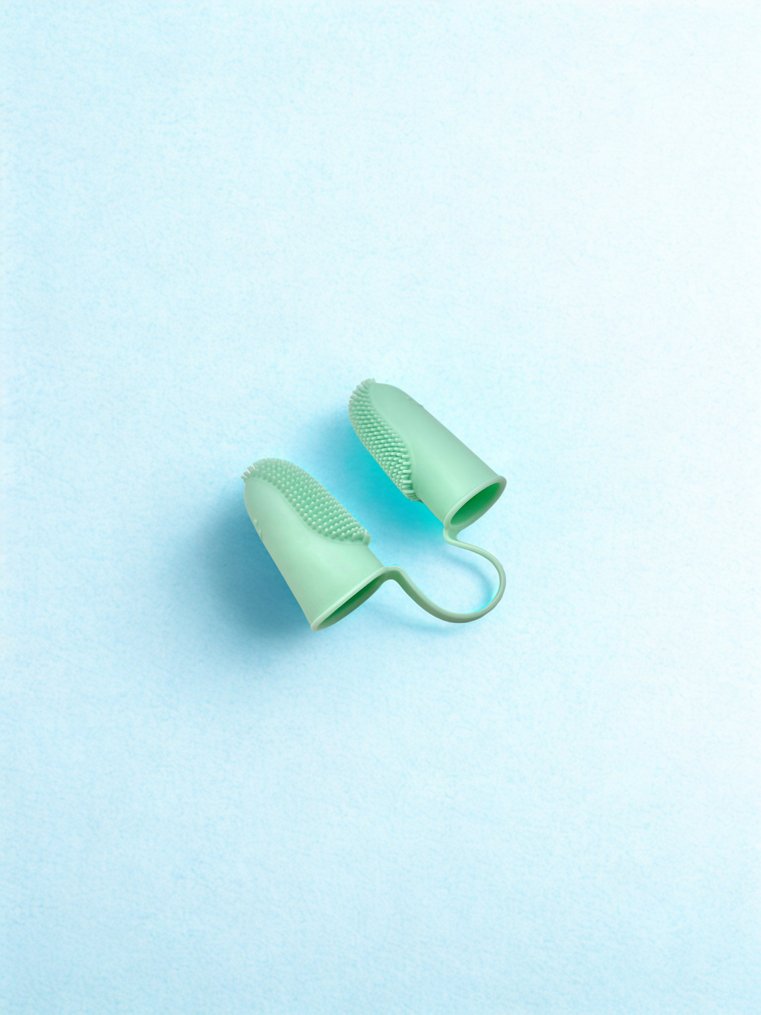 Brosse à dents double doigt